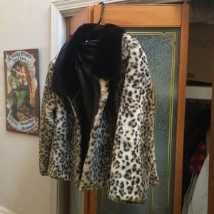 Faux fur jacket